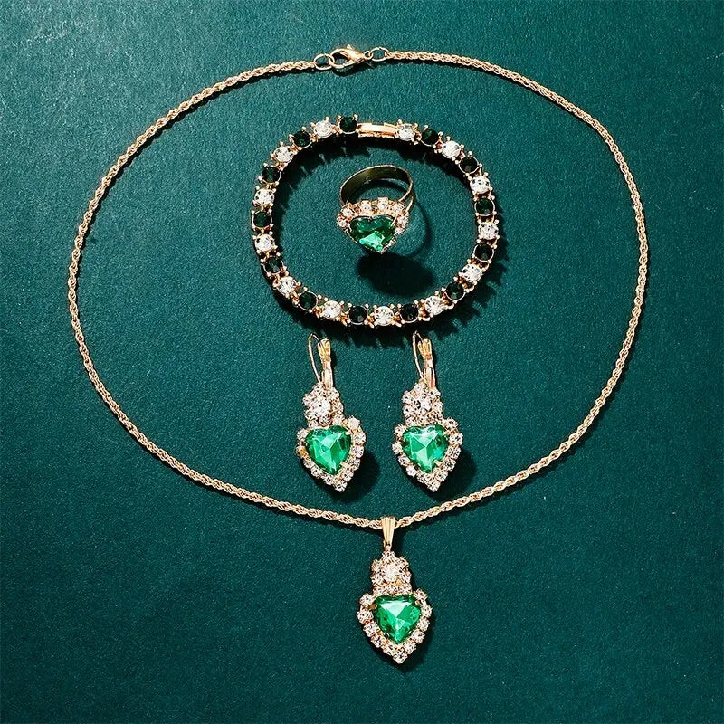 komplett-geschenkset – smaragd