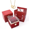 Gold color rose box / Blank